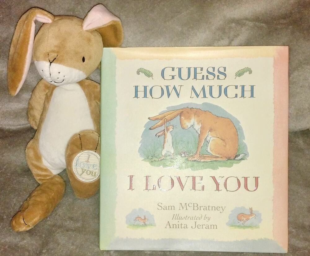 Guess How Much I Love You Plush Bunny & Hardcover Book Gift Set 13" Rabbit